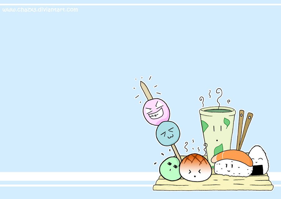 Japanese foods wallpaper :. by Chazx3 on DeviantArt