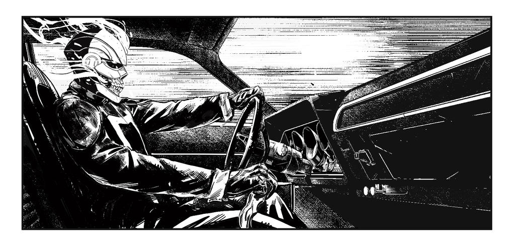 Ghost Rider Panel Ghost Rider panel commission by Shrptooth on DeviantArt
