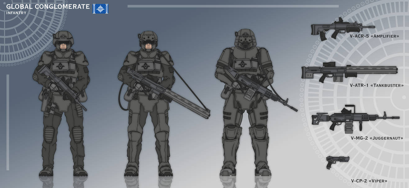 Global Conglomerate's infantry by vesOliy on DeviantArt