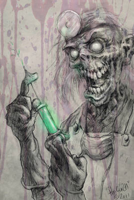 Scary Skull Doctor concept art