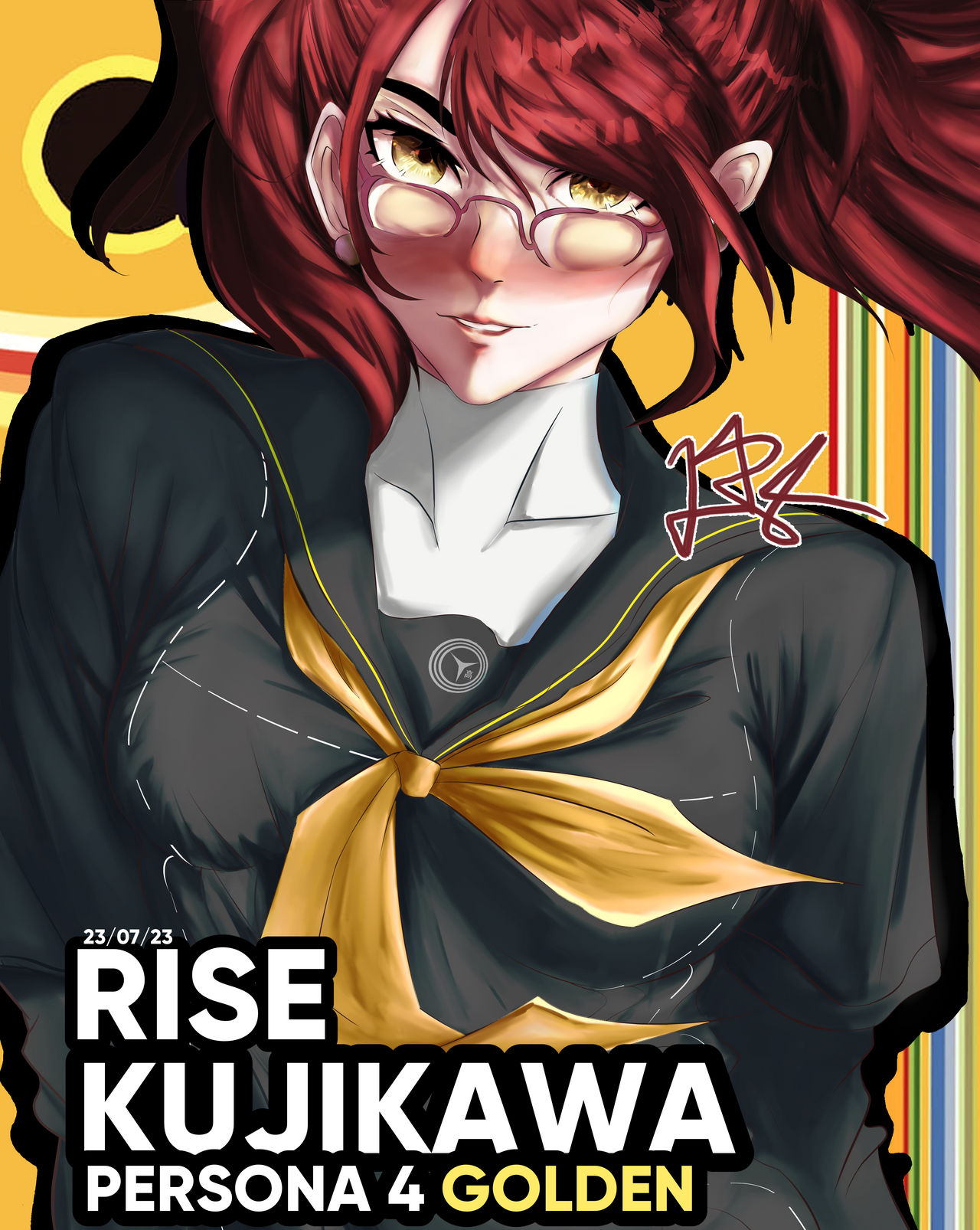 Persona 4 Rise RISE KUJIAKAWA - PERSONA 4 GOLDEN (FA) by FNNancy on DeviantArt