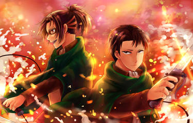 Levi and Hanji 2