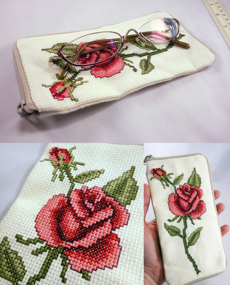 Rose Glasses Case by pinkythepink