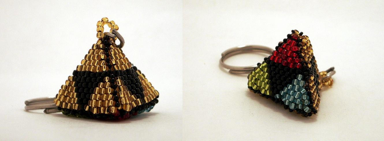 Triagle Keychain Triforce Keychain by pinkythepink on DeviantArt