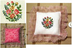 Floral Mini Pillow by pinkythepink
