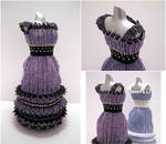 Dark Amethyst Bead Dress by pinkythepink