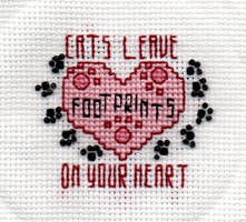 Cats Leave Footprints On Your Heart