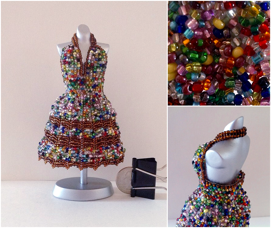 Halter Bead Dress - Bead Soup