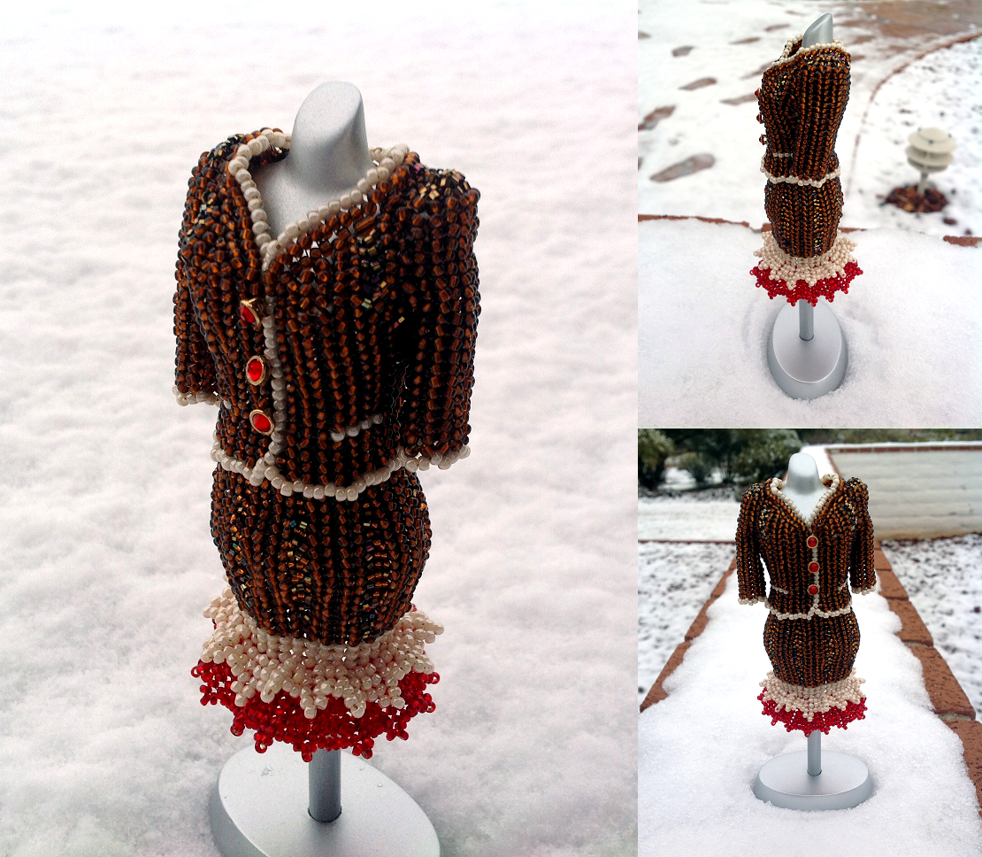 Gingerbread Mini Bead Suit