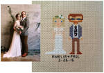 Amelia and Paul Wedding Sampler by pinkythepink