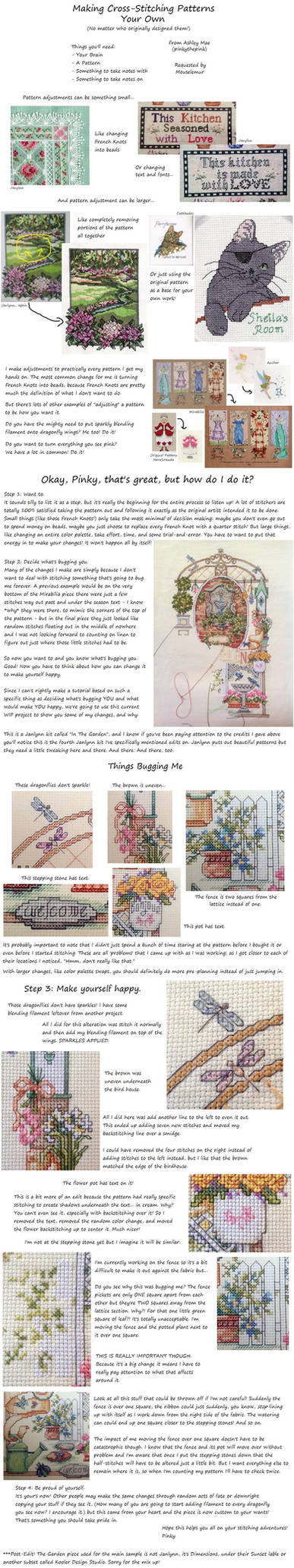 How to Customize an Xstitch Pattern