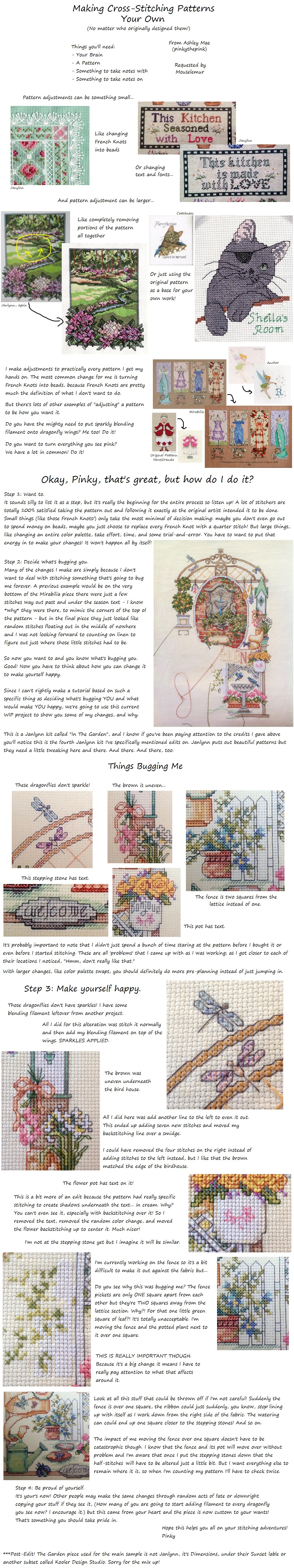 How to Customize an Xstitch Pattern