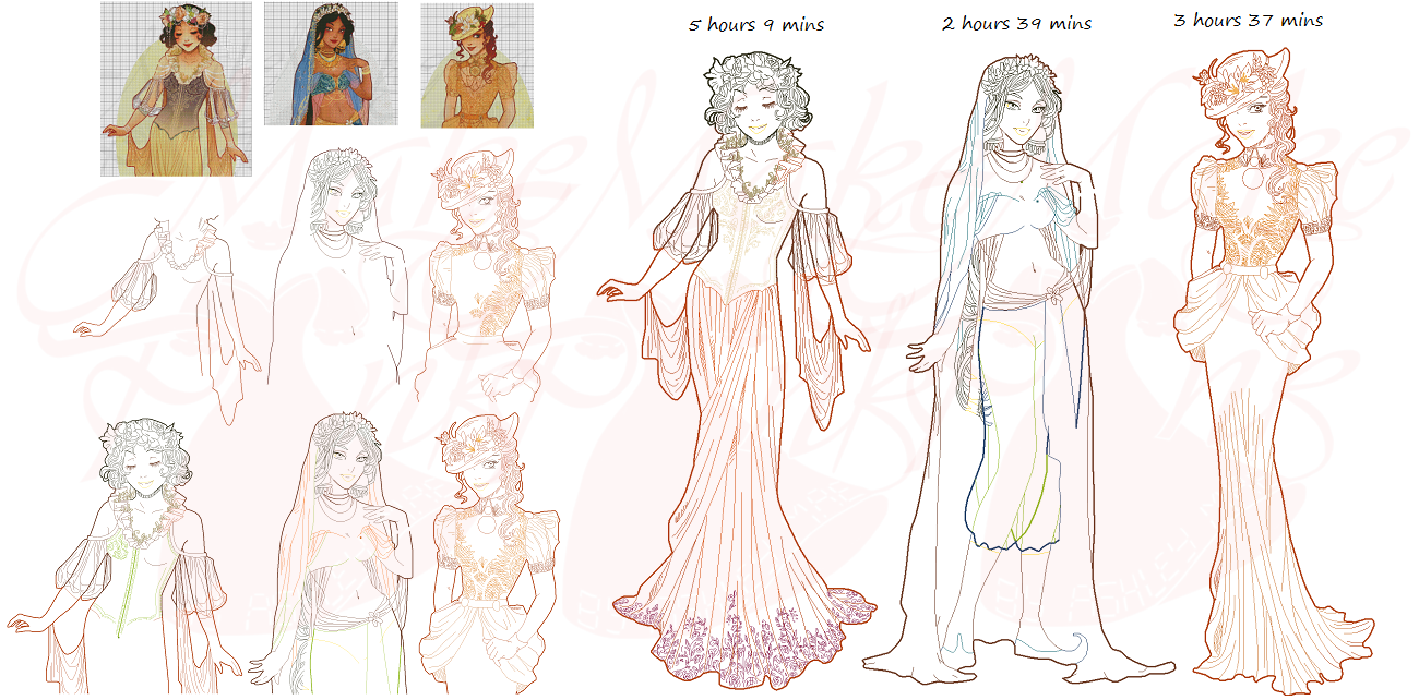 WIP2-Nouveau Princess Patterns (Hannah-Alexander)5