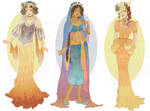 NouveauPrincess XstitchPatterns (HannahAlexander)5 by pinkythepink