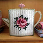 Rose Teapot Tissue Box by pinkythepink