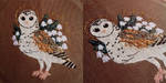 Barn Owl Familiar (Callupish) by pinkythepink