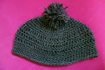 Grey Crochet Hat (Read for Pattern) by pinkythepink