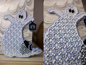 Beady Quilt Ghost