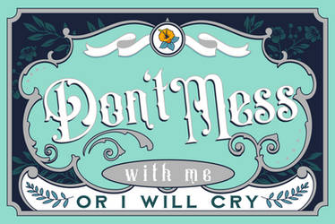 Don't Mess With Me (Or I Will Cry)