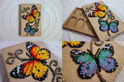 Rainbow Butterfly Bead Tray