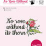 No Rose Without Its Thorn Xstitch Pattern