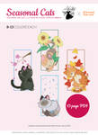 Seasonal Cats from Hanae Kariko by pinkythepink