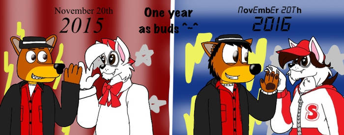 One year as best bros ^^ (collab)