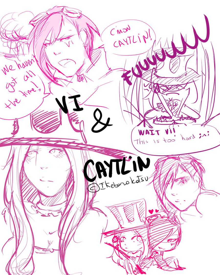 Vi and Caytlin Sketchs