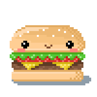 Cute burger