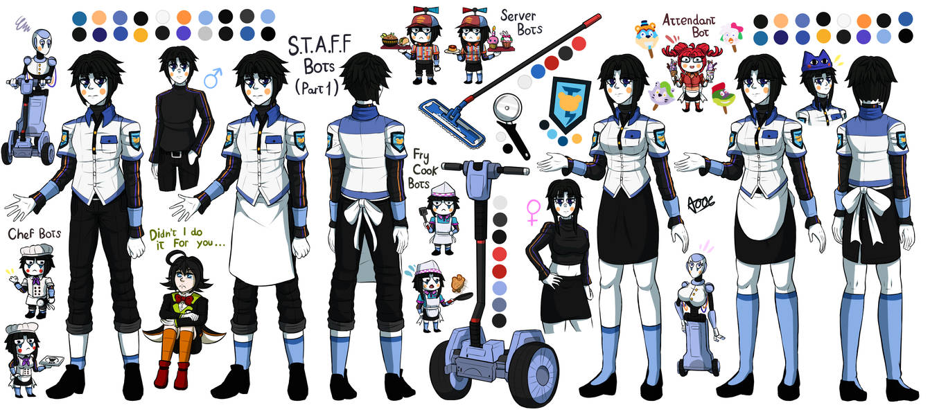 S.T.A.F.F Bots (Part 1) by A-006 on DeviantArt