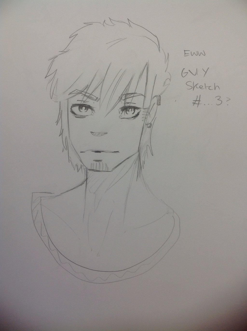Random guy sketch #3 by DipityAnime on DeviantArt