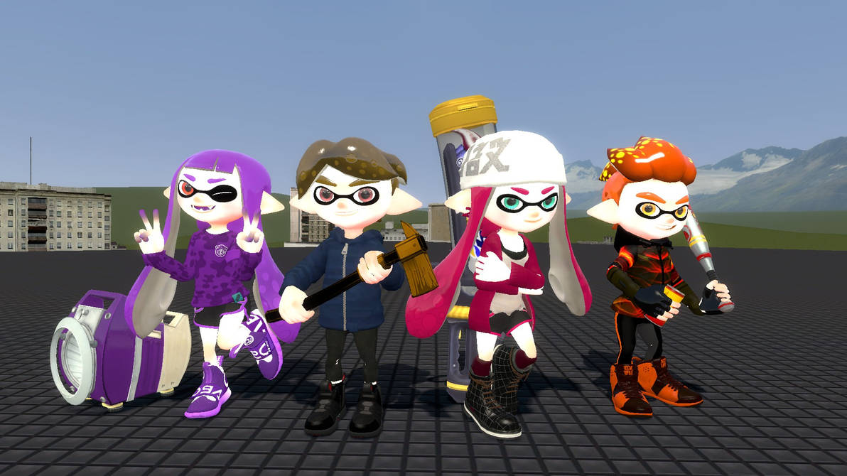 Sp4 Characters The 4 Main Characters by AnalogHorror1992 on DeviantArt