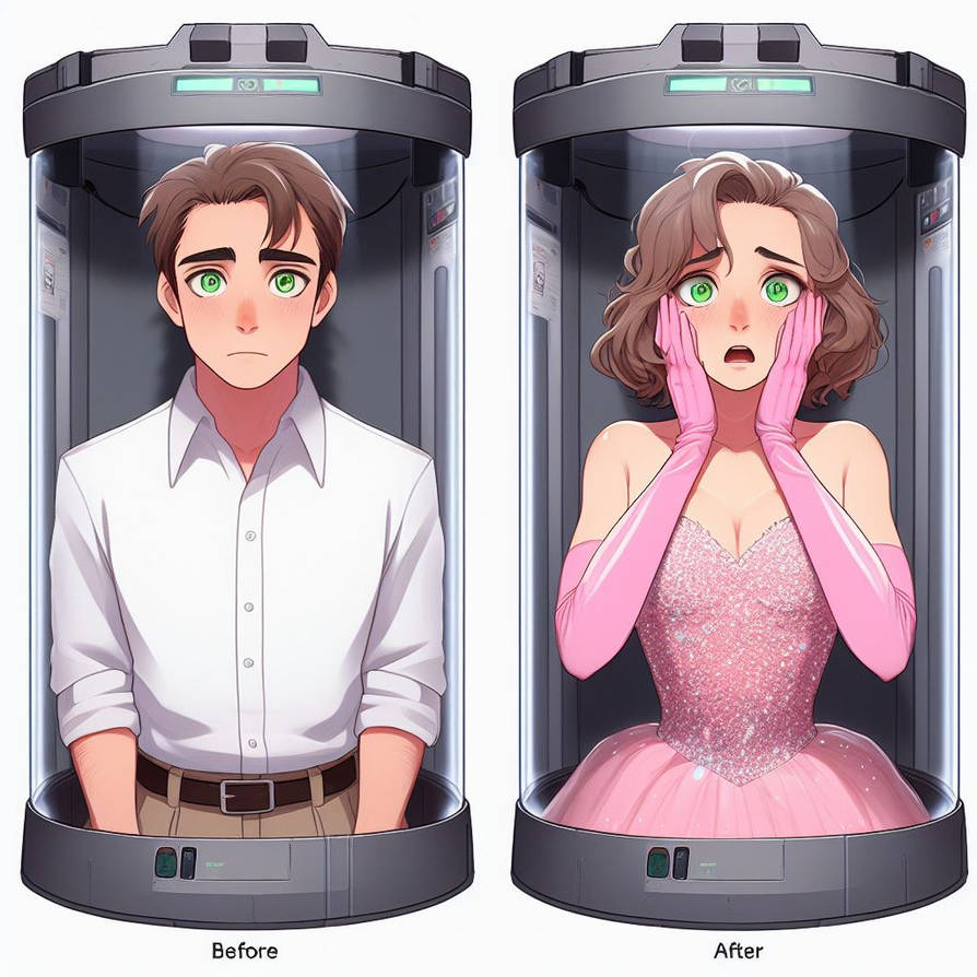 Transformation Machine Mishap by TheMirrorsOtherSide on DeviantArt