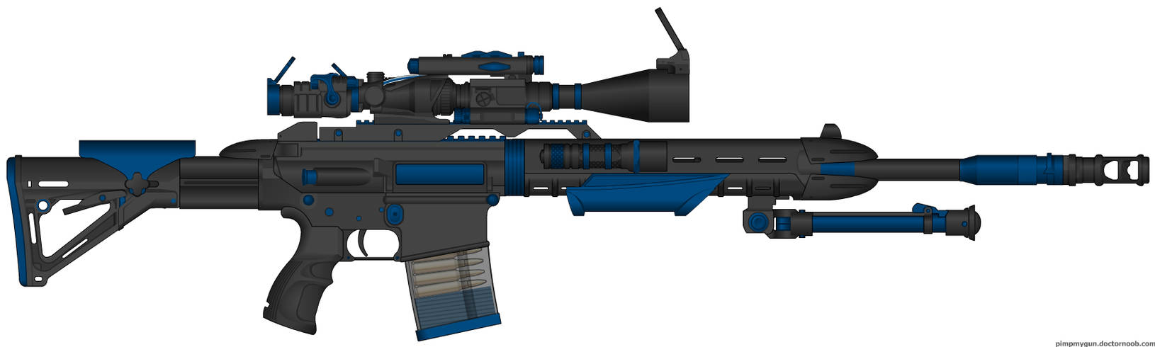 Mass Effect Nerf Sniper Rifle by AreWeTheBaddies on DeviantArt