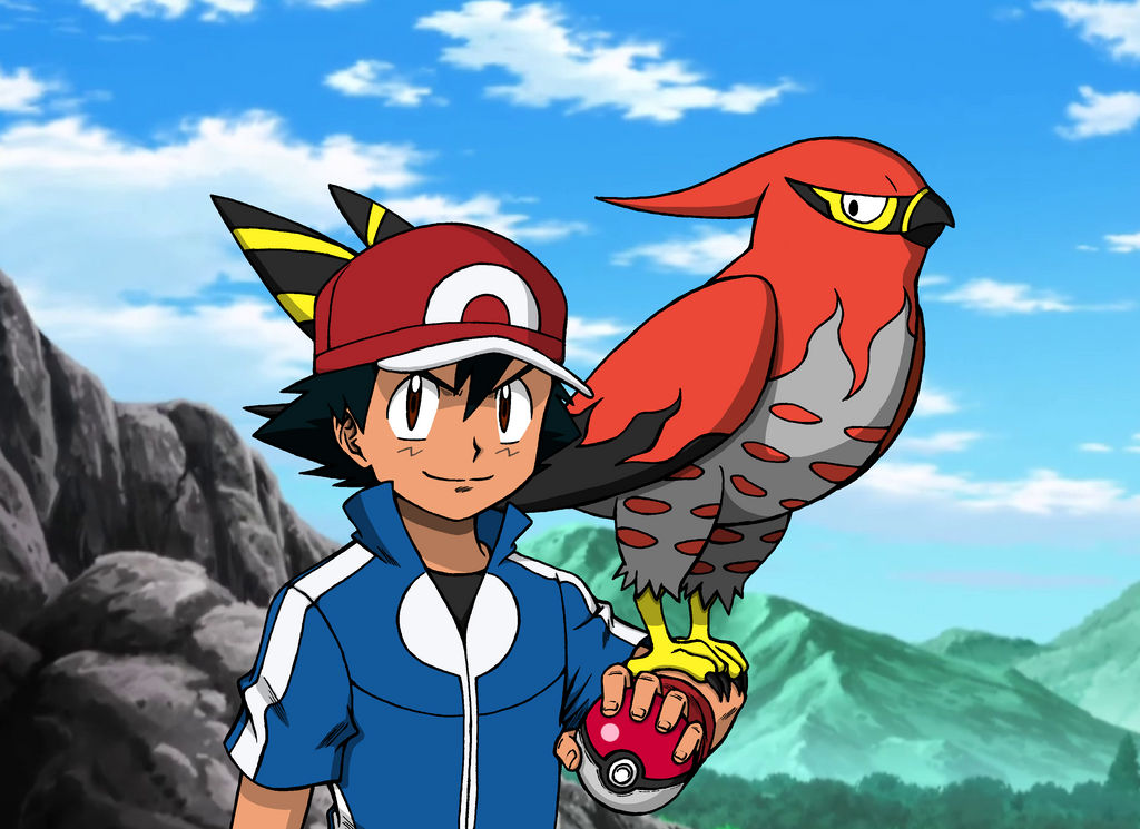 Ash and Talonflame V2