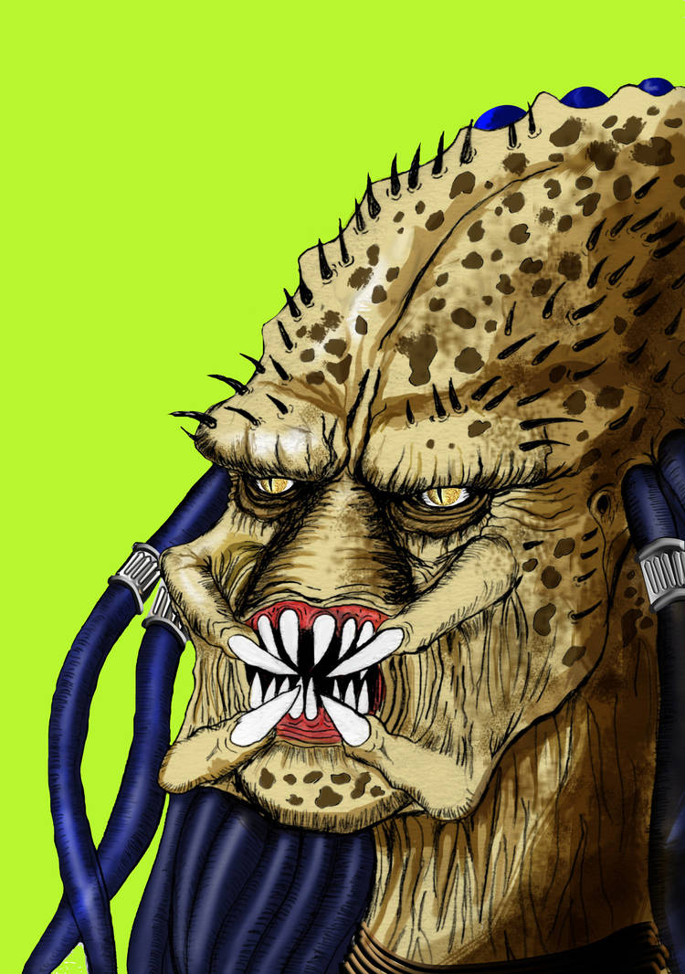 Predator 2d Image predator head 2d by myroboto on DeviantArt