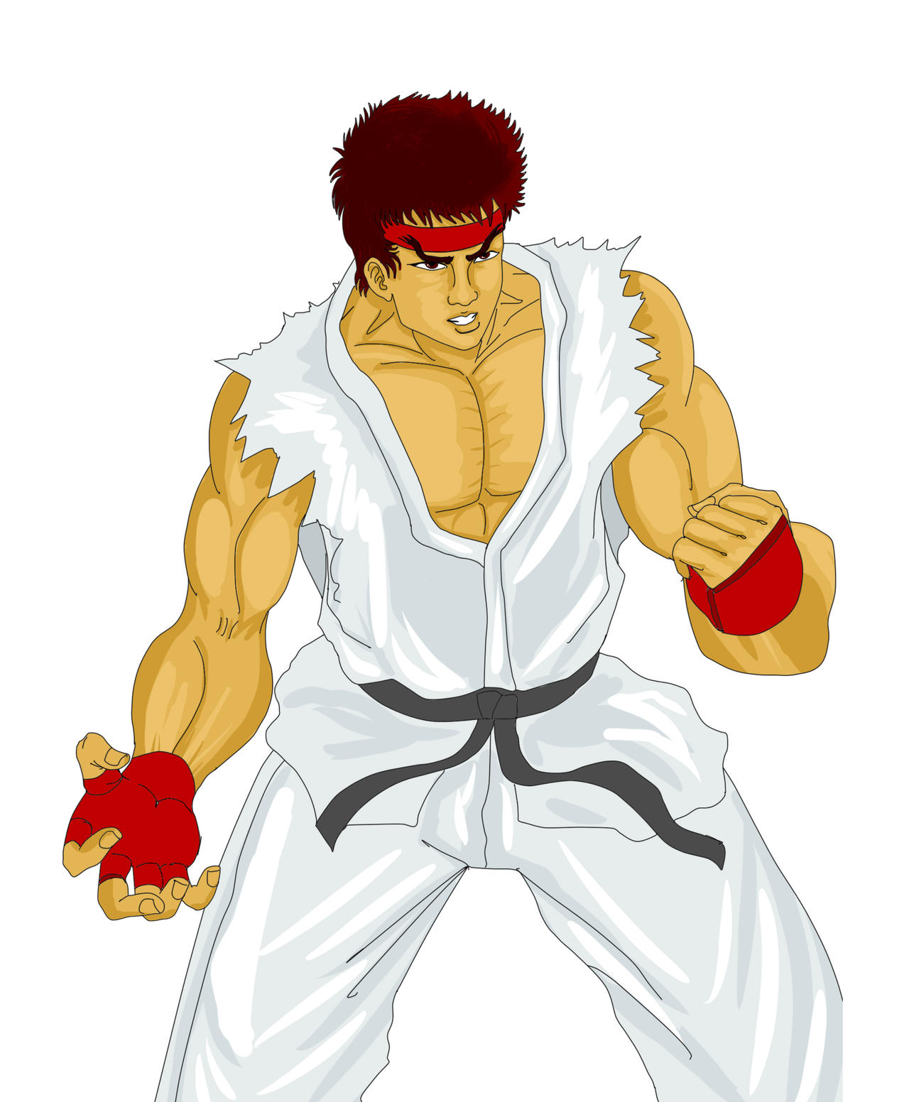 Hurt Ryu Ryu hard battle by myroboto on DeviantArt