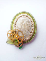 Beadwork: Homunculus Brooch