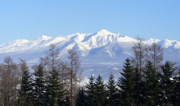 Tokachidake Moutain Range