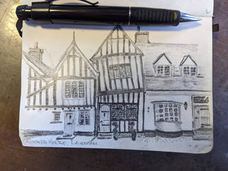 My Art. Crooked House, Lavenham, Suffolk.