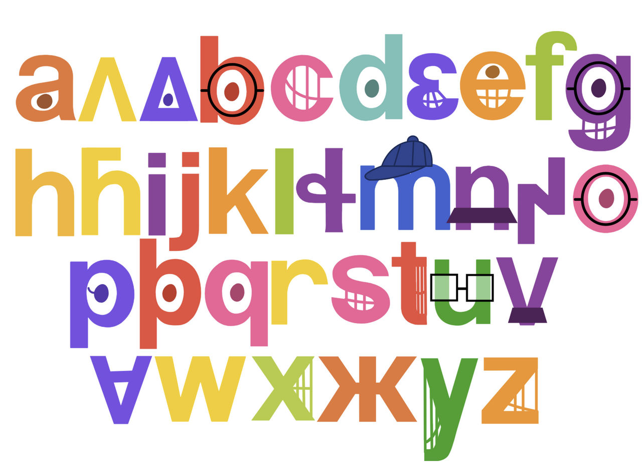 TVOkids Letters in Champion Sans Font by jesnoyers on DeviantArt
