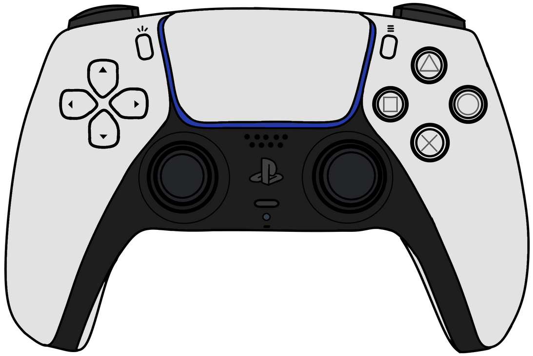 PlayStation 5 Controller Template by HorsiesFanatic on DeviantArt