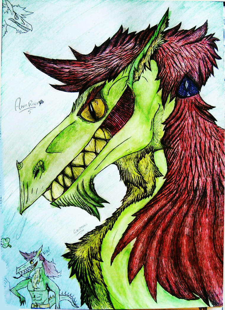 Ryan's Lizard Aran Ryan - ...Lizard?- by DRraaGgooN on DeviantArt