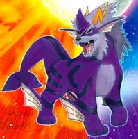 Duelscar as a water arcanine