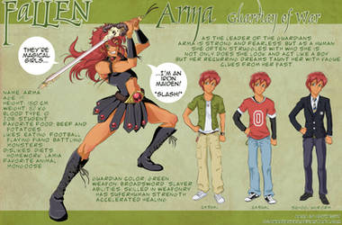 ARMA Character Design Sheet by OgawaBurukku