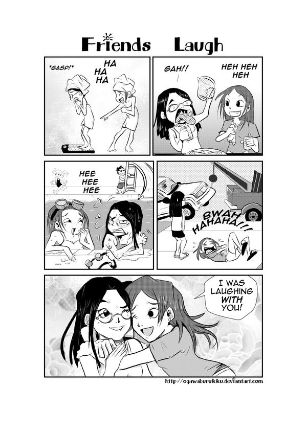 Friends Laugh Comic