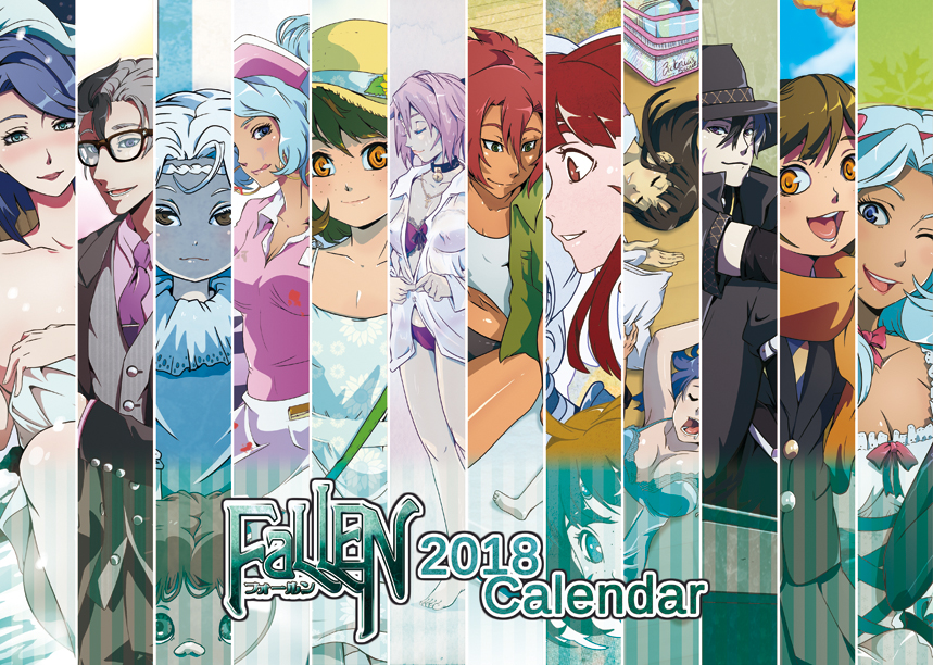 2018 FaLLEN Calendar Cover by OgawaBurukku