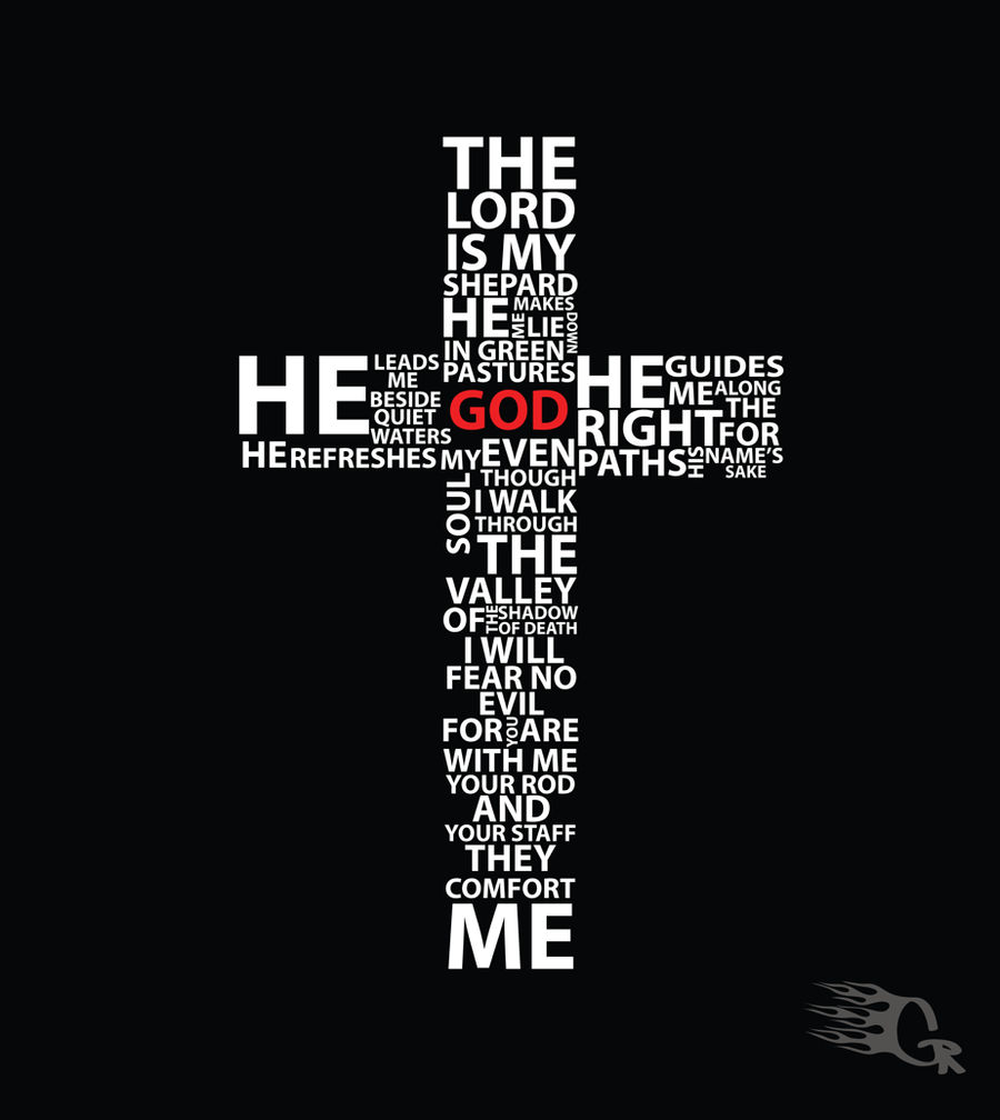 cross typography design by GabeRios on DeviantArt