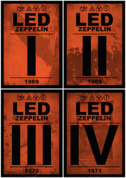 Led Zeppelin I-IV Posters