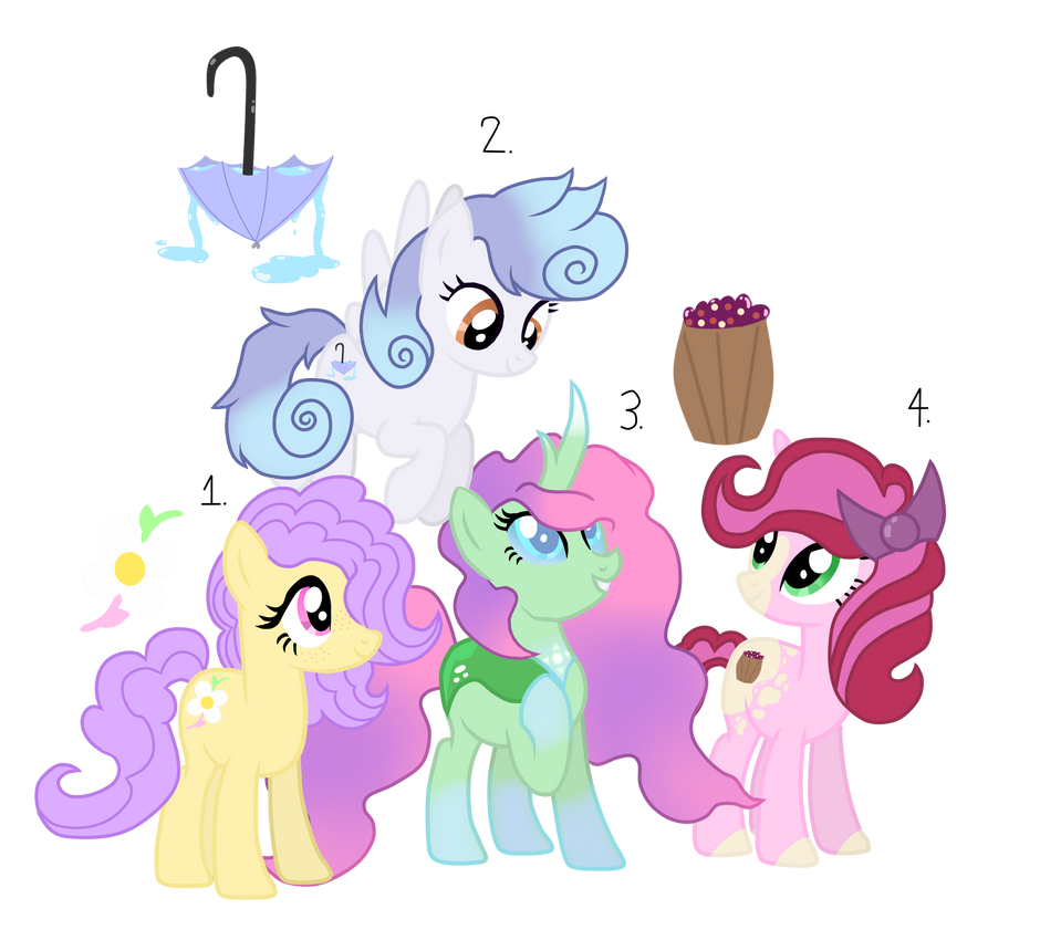 MLP Spring-Themed Next Gen Adopts (4/4 OPEN) by MissVintageLPS on ...